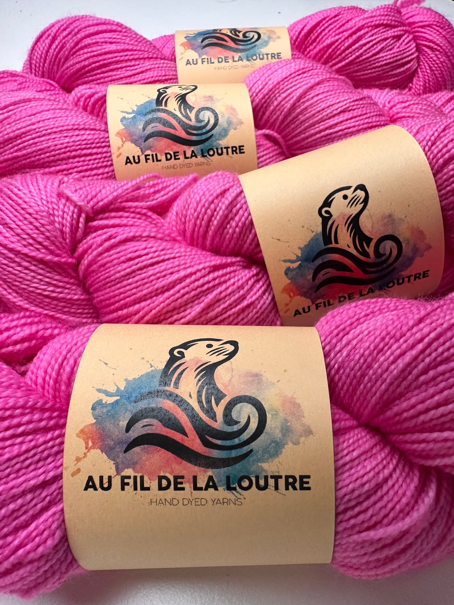 Laine Fingering « Rose Cupidon »