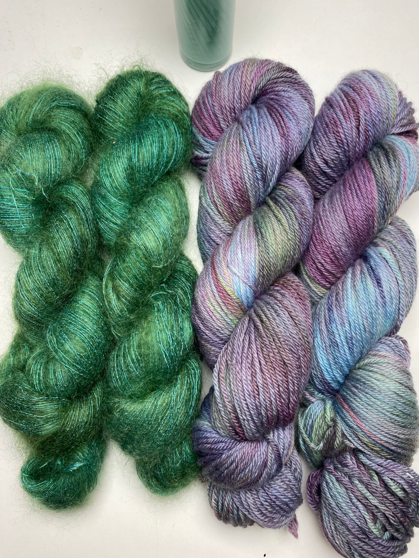 Lace Mohair et soie "Emeraude boréale »