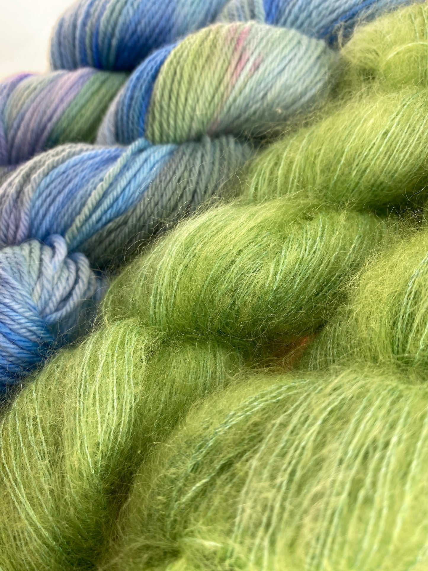 Lace Mohair et soie "Vent des prairies"