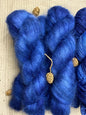 Lace Mohair et soie  "Bleu Tonnerre »